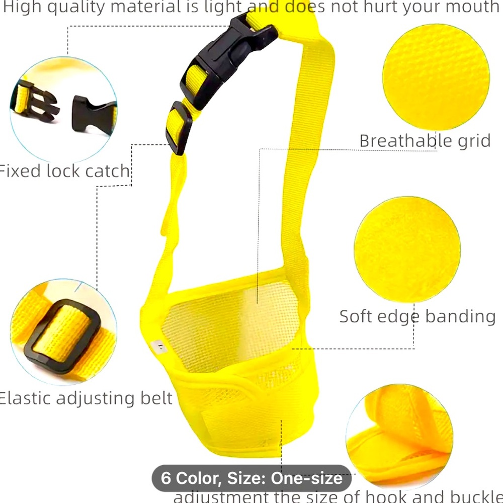 Med Dog muzzles in polyester .
